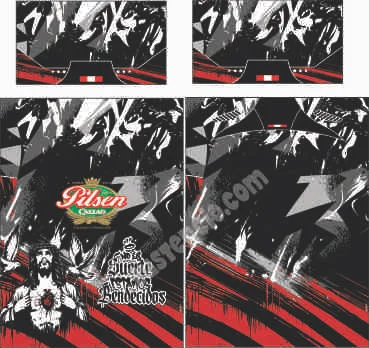CHOCOLATERO GYM ROJO Y NEGRO