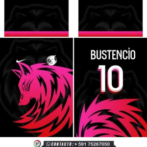 Lobo tribal pink