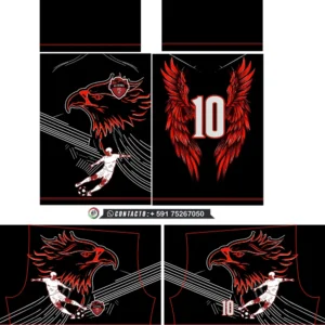 Jersey Black And Red Alcón Concept + short